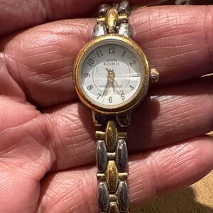 Vintage Anne Klein Two-Tone Gold and Silver Watch